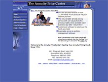 Tablet Screenshot of annuityprices.com